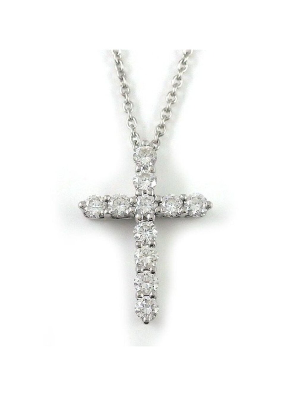 Tiffany & Co Necklace Small Cross Diamond
